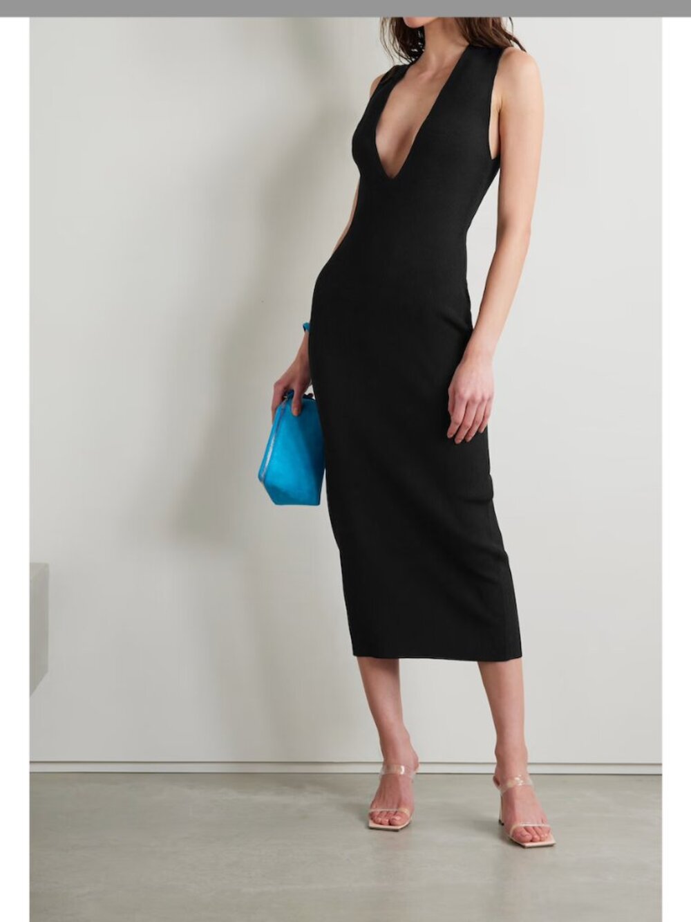 NWT GAUGE81 Casar ribbed-knit midi dress, size M